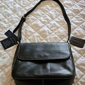 Charter Club Leather Crossbody Purse